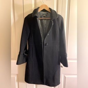 Black Winter Trench Coat